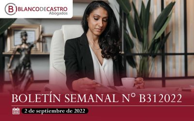 BOLETÍN SEMANAL N° B312022