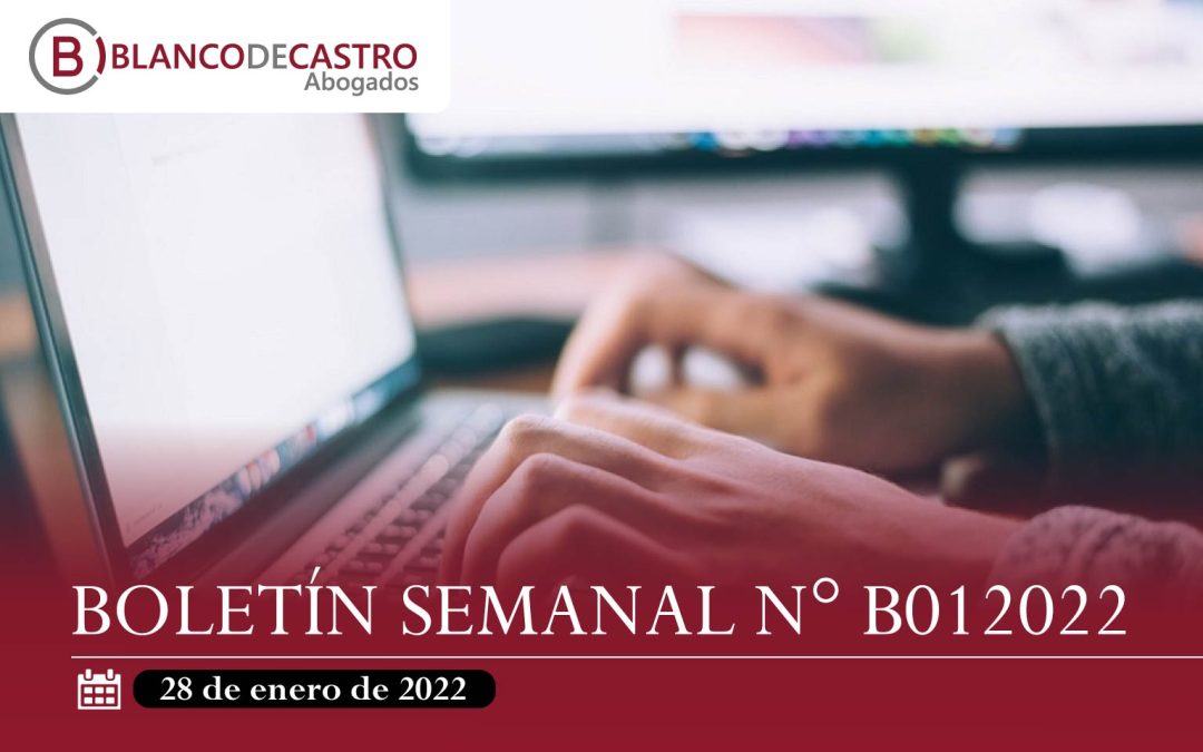 BOLETÍN SEMANAL N° B012022