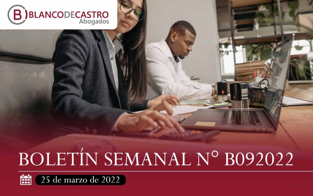 BOLETÍN SEMANAL N° B092022