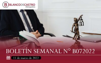 BOLETÍN SEMANAL N° B072022
