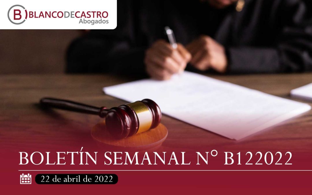 BOLETÍN SEMANAL N° B122022