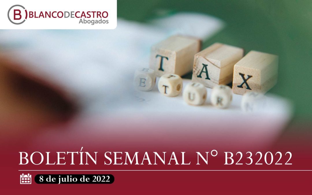 BOLETÍN SEMANAL N° B232022