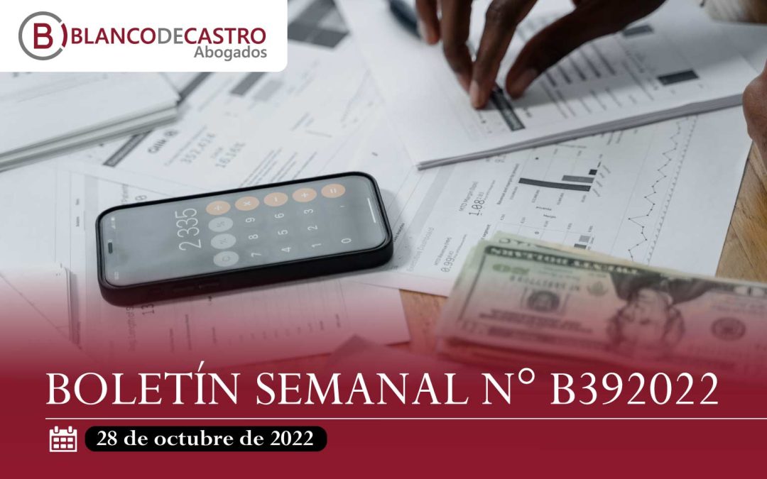 BOLETÍN SEMANAL N° B392022