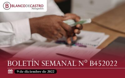 BOLETÍN SEMANAL N° B452022