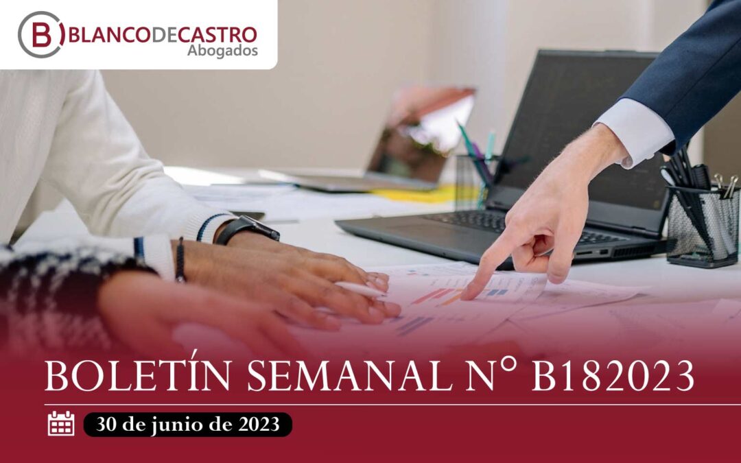 BOLETÍN SEMANAL N° B182023