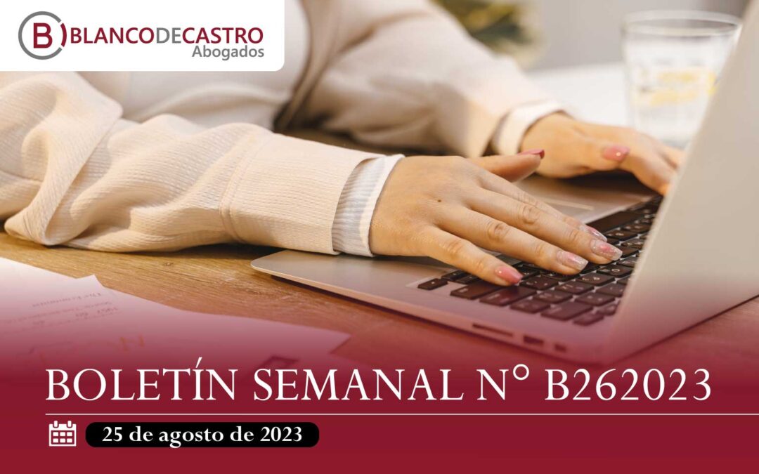 BOLETÍN SEMANAL N° B262023